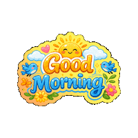 Good Morning Sticker