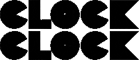 clockclockofficial music band berlin clock Sticker