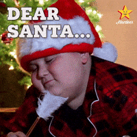 Dear Santa Christmas GIF by Hardee's