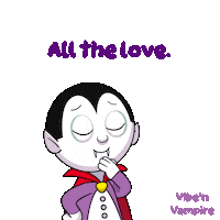 All The Love Halloween Sticker by VeeFriends