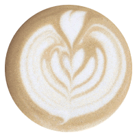 PettyBrunetty heart coffee good morning breakfast Sticker
