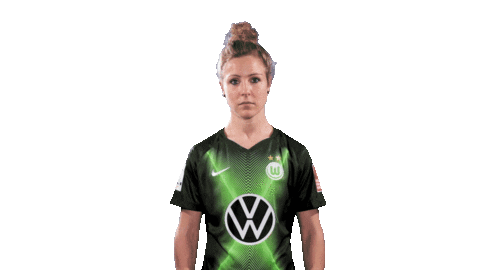 Nervous Svenja Huth Sticker by VfL Wolfsburg