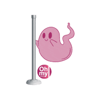 Boo Stripper Sticker by Oh my Pole