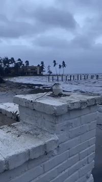 Fort Myers Resident Surveys Hurricane Damage After Ian