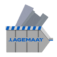Lagemaat container bouw bouwen sloop Sticker