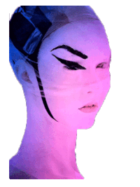 Girl Television Sticker by Gisela Guzmán