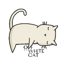 offwhitecat cat gato miau gatinho Sticker