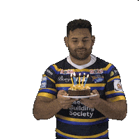 Celebrate Happy Birthday Sticker by Leeds Rhinos