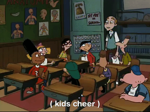 hey arnold nicksplat GIF