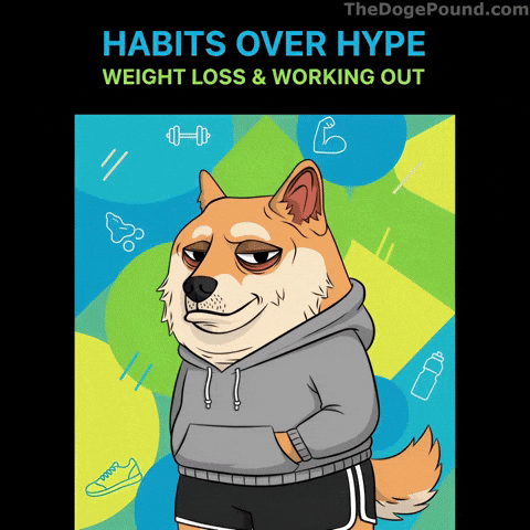 Working Out Shiba Inu GIF by Doge Pound