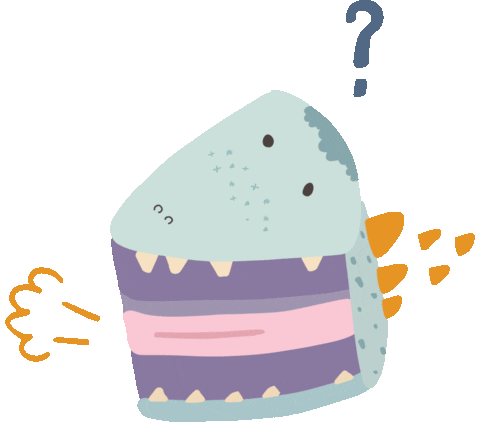 uuglydoodle giphyupload kawaii cake dinosaur Sticker
