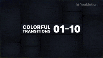 Colorful Transitions 01 10 | Video |You Motion