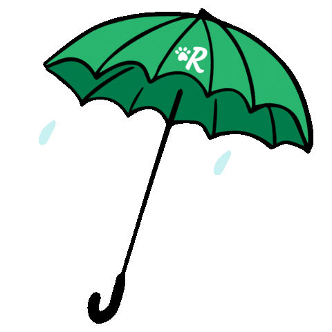 Dog Raining Sticker by Rover.com