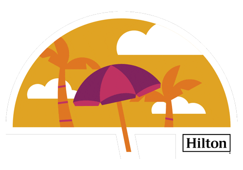 Summer Sticker by Hilton Hotels