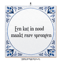 Humor Spanning Sticker by Tegelspreuken.nl