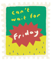 Friday Weekend Sticker by sembangsembang