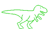 Dinosaur Zsclothiers Sticker by Ziggy Savella