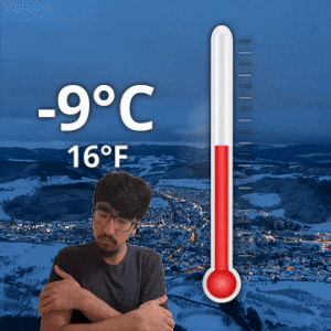 -9 °C