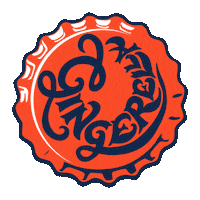 karmacola spin ginger karma bottlecap Sticker