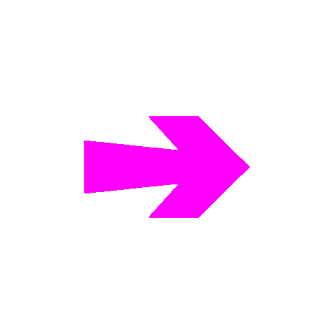 Pink Arrow Sticker by Bundle It