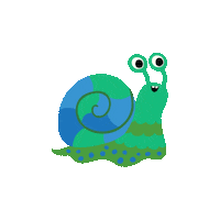 Pattern Snail Sticker by babauba