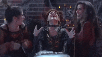 Hocus Pocus Halloween GIF by Jenny Lorenzo