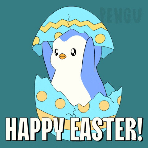 Easter Eggs Penguin GIF by Pudgy Penguins