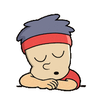 Tired Sleep Sticker by dowithtera