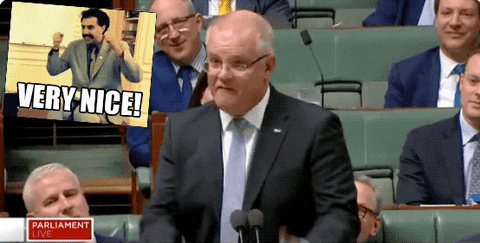 MrMattyBoom giphyupload very nice borat auspol GIF