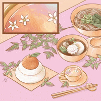 averyota art illustration aesthetic tea GIF