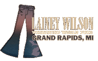Grand Rapids Michigan Sticker by Lainey Wilson