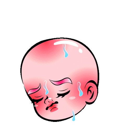 Baby 悩む Sticker