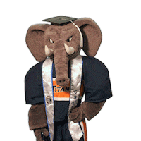 california state university fullerton elephant Sticker by Cal State Fullerton