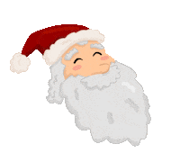 Happy Santa Claus Sticker by Artips Factory