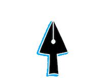 Arrow Point Sticker by Letrástica Fest