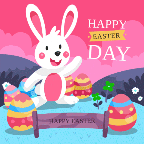 Happy Easter Day GIF by sendwishonline.com