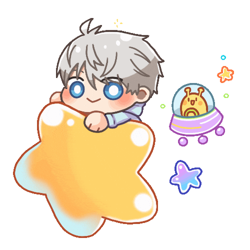 Space Star Sticker