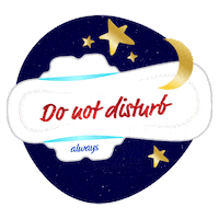 Sleep Well Relax Sticker by Always Brand Europe