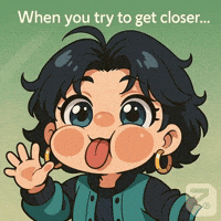 Getting Closer Funny Face GIF by Persona