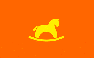 picturepressplay animation logo horse rocking horse GIF