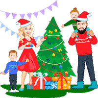 Christmas Tree Sticker