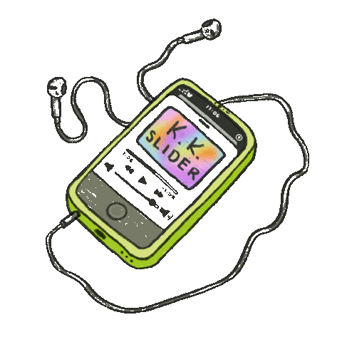 haanaid dog power phone hand Sticker