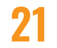 Twenty One Pma Sticker by Upsiders