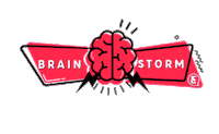 elkis18 brain brainstorm elkis elkis18 Sticker