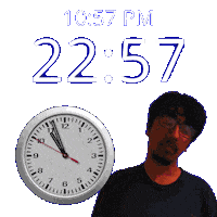 10Pm Sticker