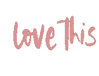 Lettering Love Sticker