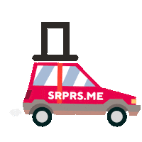 srprs-me car travel holiday vacation Sticker