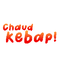 Kebab Sticker by Freres des Batignolles