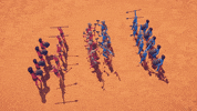 totally accurate battle simulator fun GIF