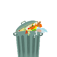 hyssopbeautyapothecary sustainable sustainability eco garbage Sticker